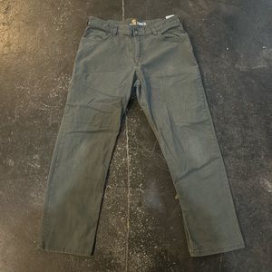 Olive Green Carhartt Relaxed Fitt Pants